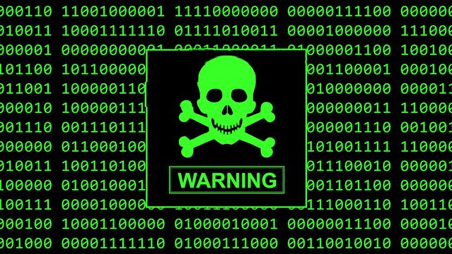 Green binary code - Jolly Roger