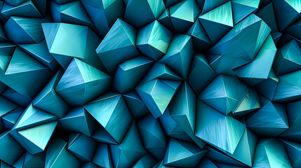 A blue background with many blue triangles