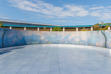 Obraz premium 睡蓮の庭 大塚国際美術館にて