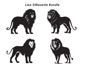 Lion Silhouette Bundle