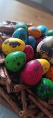 Lithuanian colored eggs