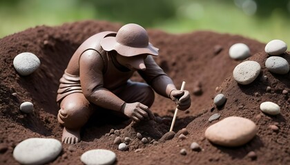 A-Mole-Artist-Creating-Sculptures-From-Soil-And-Ro- 2