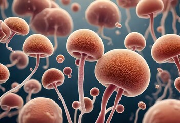 3d rendered illustration of a bacteria