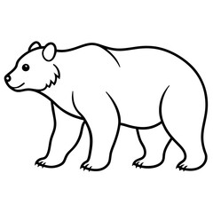 illustration of a bear - Vector - Vector art - Vector illustration - Vector design - Latest Vector - Ultimate Vector - Premium Vector