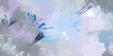 Abstract art background Modern art drawn painting Brushstrokes oil paint