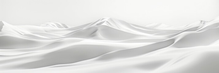 A stretched, pristine white background, unblemished and sleek, conveying a sense of tranquility and purity in its minimalist approach - obrazy, fototapety, plakaty