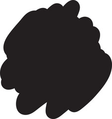 grunge brush stroke on transparent, png. element for your design. Logo, emblem design. black brushstroke,