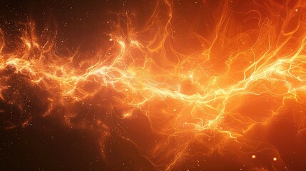 Abstract, beautiful electric orange background.