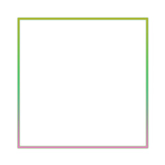 Neon square frame