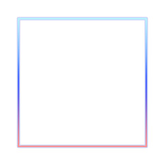 Neon square frame