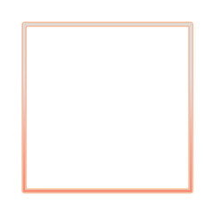 Neon square frame