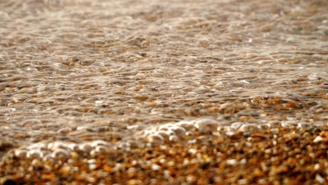 background of pebbles macro