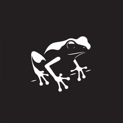 VECTORIZED POISON FROG ILLUSTRATION FOR DIGITAL CONTENT GENERATION, VECTORIZED POISON FROG SILHOUETTE FOR STICKERS, PRINTS, WEB PAGES, ICONS, ILLUSTRATIONS AND IMAGE EDITING