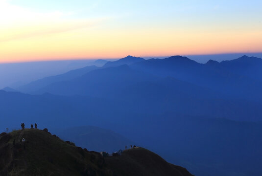 Mulayit Taung, the highest peak of the DKBA Karen Buddhist Autonomous Region in Myawaddy Province, Union of Myanmar.