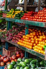 Fototapeta na wymiar fruits and vegetables at the market