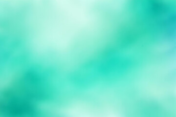 Fototapeta premium Abstract gradient smooth Blurred Watercolor Turquoise background image