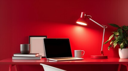 Transform your desk space into a sanctuary of productivity and ease with our intelligent reading light on a bold red desk, a perfect synergy for unparalleled comfort attractive look
