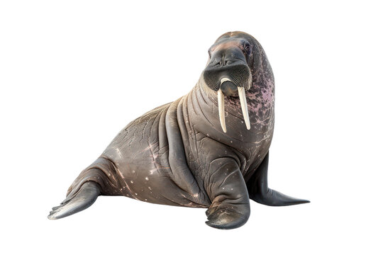 walrus on isolated transparent background