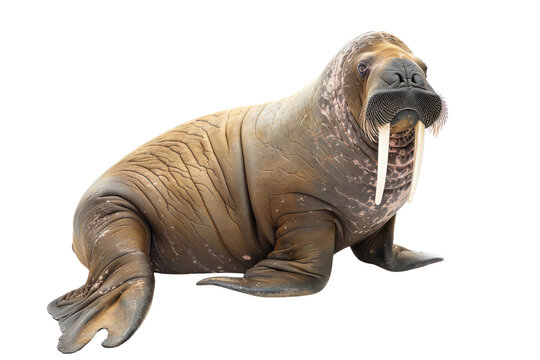 walrus on isolated transparent background