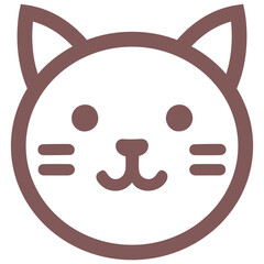 Cute cat cartoon vector for kid coloring and decoration