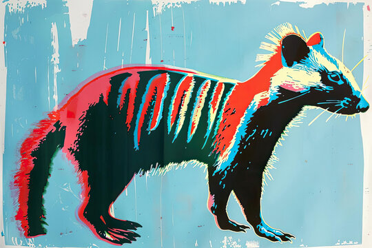 serigrafia di animale