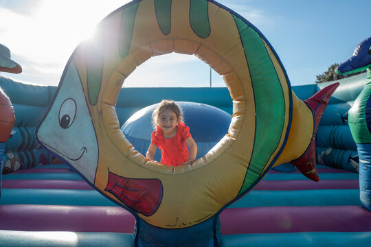 Little girl at the playground