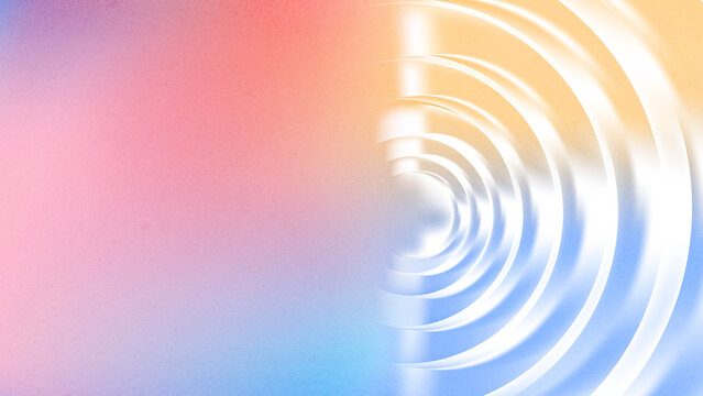 Abstract gradient tech innovation minimal background in metallic 