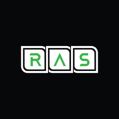 Letter RAS Logo Icon Design, Creative ra Logo Letter Vector Art For All Kind Of use