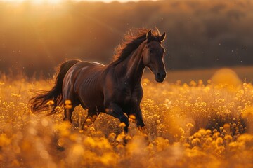 horse in the field