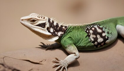 A-Lizard-With-Its-Skin-Covered-In-Intricate-Patter-