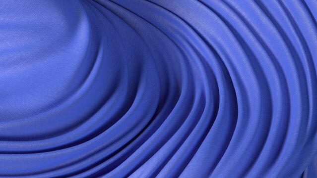 Royal Blue Textile Close-Up