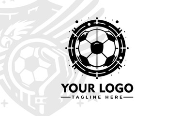 Soccer Vector Logo Professional Football Design for Sport Business Branding Identity Sports Symbol