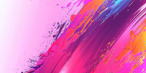 Vibrant abstract wave with sparkling particles