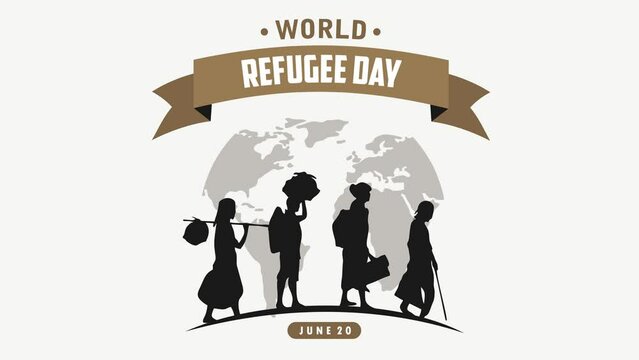 world refugee day animation video refugee day video animated