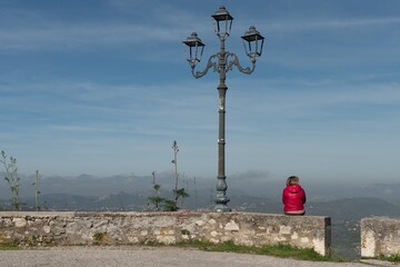 Punto panoramico presso Arpino - Frosinone - Lazio - Italia