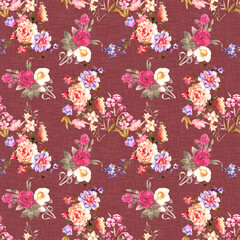 
Seamless Digital floral Print Design Patterns
