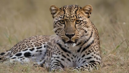 A-Leopard-With-Its-Eyes-Locked-On-Its-Prey-Calcul-