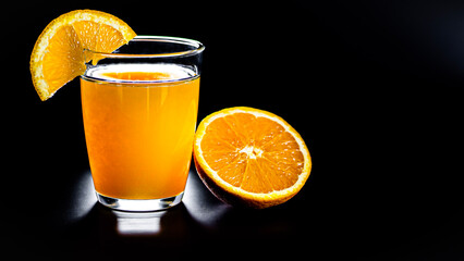 breakfast with benefits. organic orange juice. useful natural vitamins. healthy food