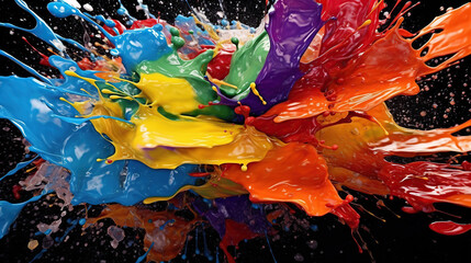 Paint splash. Abstract background ,