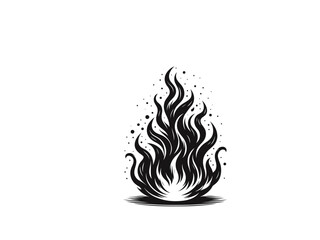 Inferno Ignition: Dynamic Fire Flame Vector Art - Ignite Your Designs with Fiery Energy
