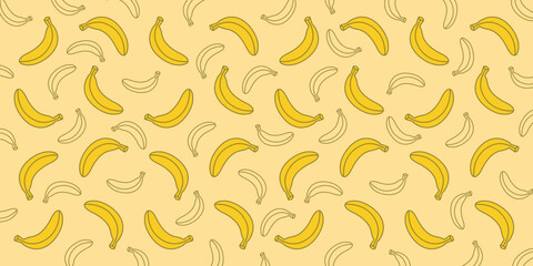 Banana Pattern Background