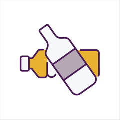 Bottle  Icon editable stock vector icon