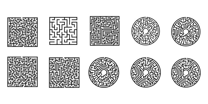 Geometric Simple Maze
