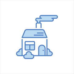 Obraz premium Smoke Icon editable stock vector icon