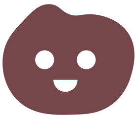 Obraz premium Smile shape icon. Vector illustration. 