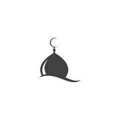  islamic mosque logo vector icon template