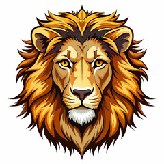 tiger, lion, vector, head, animal, tattoo, face, 