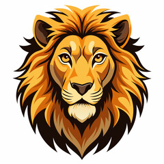 tiger, lion, vector, head, animal, tattoo, face, 