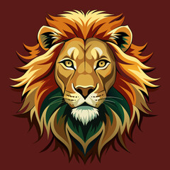 tiger, lion, vector, head, animal, tattoo, face, 