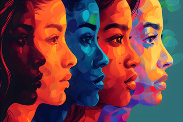 Illustration for International Day for the Elimination of Racial Discrimination and Racism, promoting global event and social justice. - obrazy, fototapety, plakaty